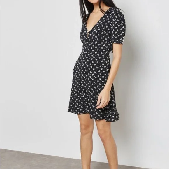 Mango | Dresses | Mango Floral Lace Up Back Mini Dress | Poshmark Mango | Dresses | Mango Floral Lace Up Back Mini Dress | Poshmark